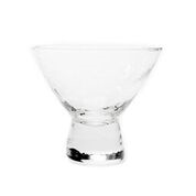 MARTINI 8oz HAMMERED GLASS